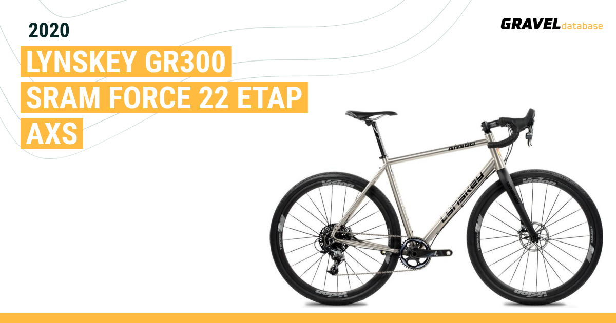 2020 Lynskey GR300 SRAM Force 22 eTap AXS Gravel Bike Database